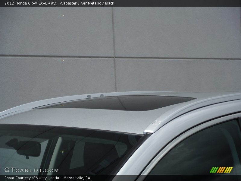 Alabaster Silver Metallic / Black 2012 Honda CR-V EX-L 4WD