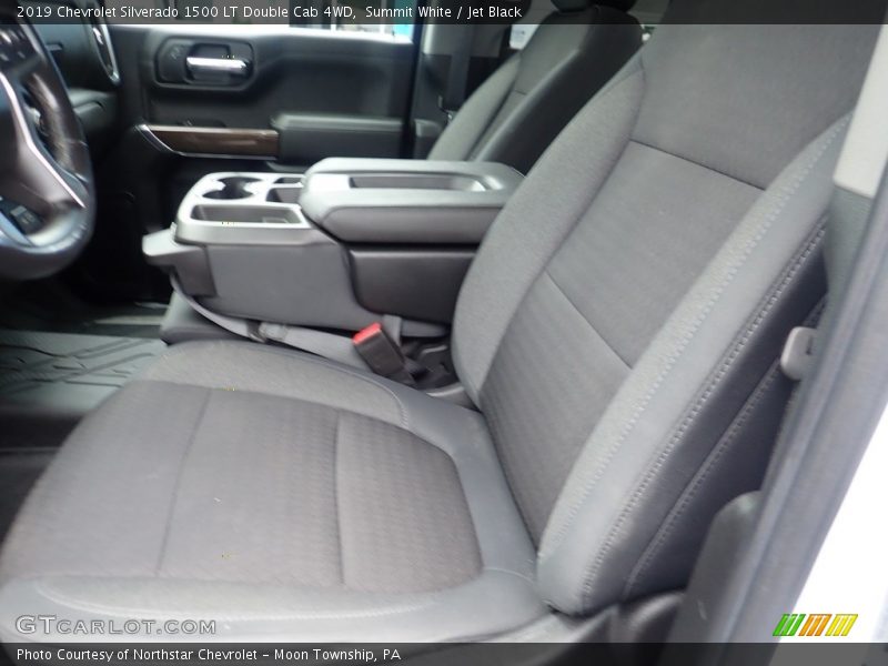 Summit White / Jet Black 2019 Chevrolet Silverado 1500 LT Double Cab 4WD