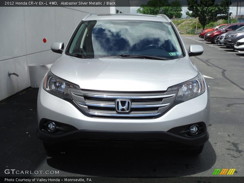 Alabaster Silver Metallic / Black 2012 Honda CR-V EX-L 4WD