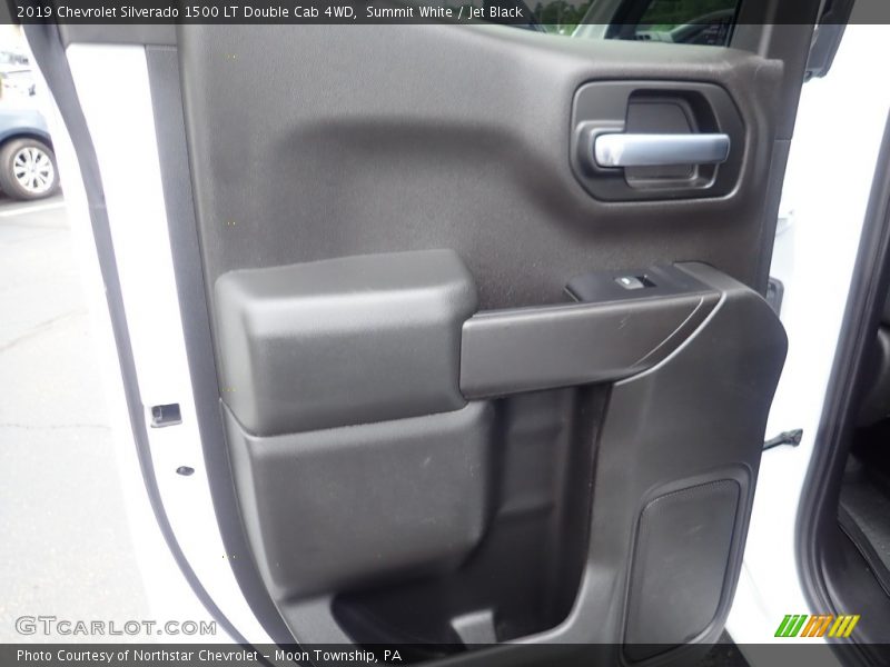 Summit White / Jet Black 2019 Chevrolet Silverado 1500 LT Double Cab 4WD