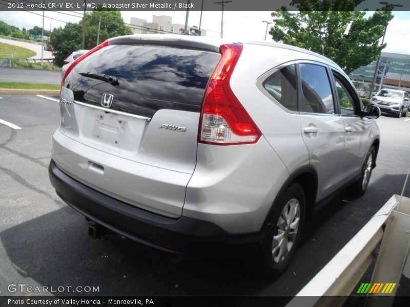 Alabaster Silver Metallic / Black 2012 Honda CR-V EX-L 4WD