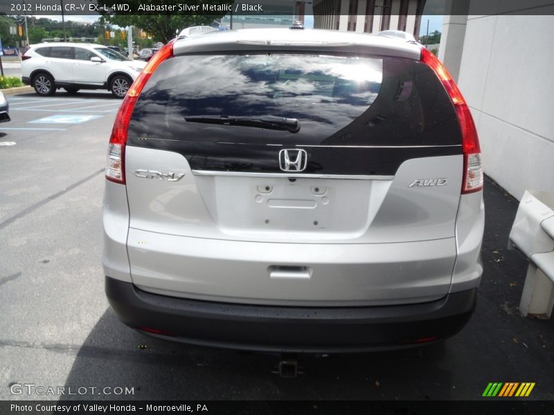Alabaster Silver Metallic / Black 2012 Honda CR-V EX-L 4WD