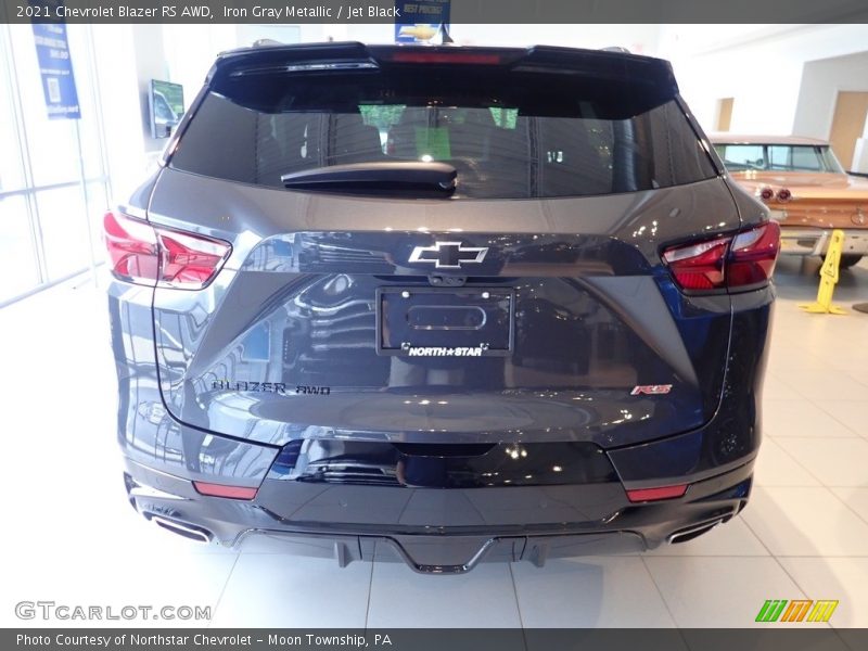 Iron Gray Metallic / Jet Black 2021 Chevrolet Blazer RS AWD