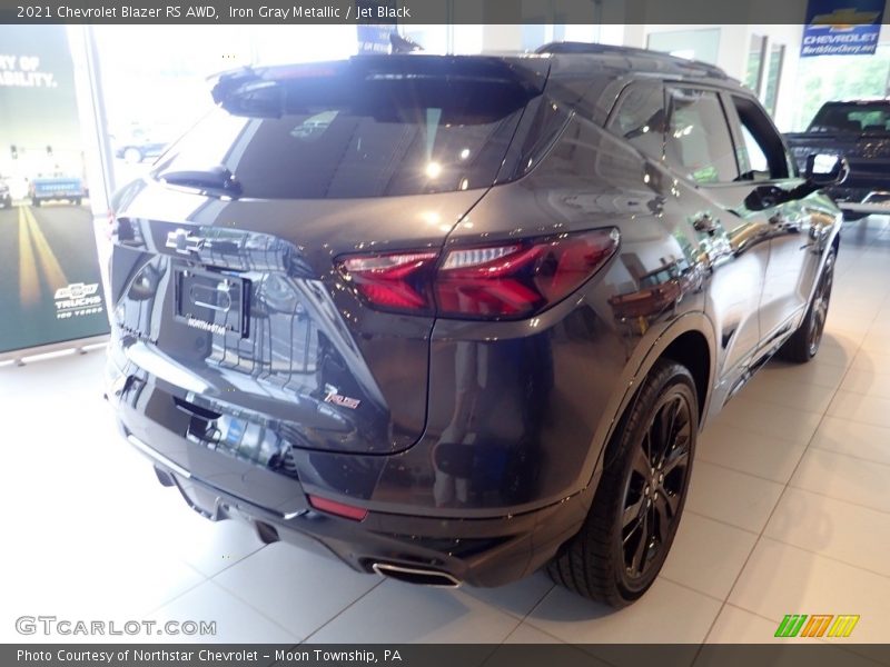 Iron Gray Metallic / Jet Black 2021 Chevrolet Blazer RS AWD