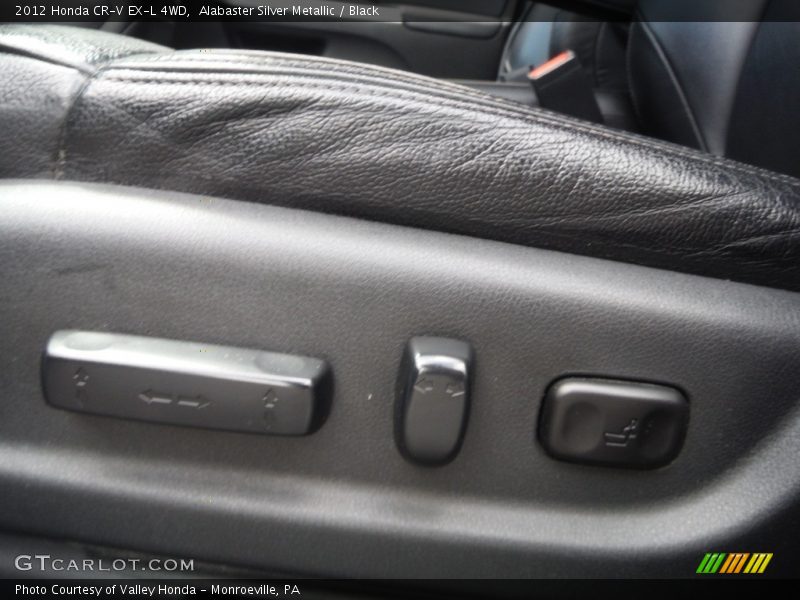 Alabaster Silver Metallic / Black 2012 Honda CR-V EX-L 4WD