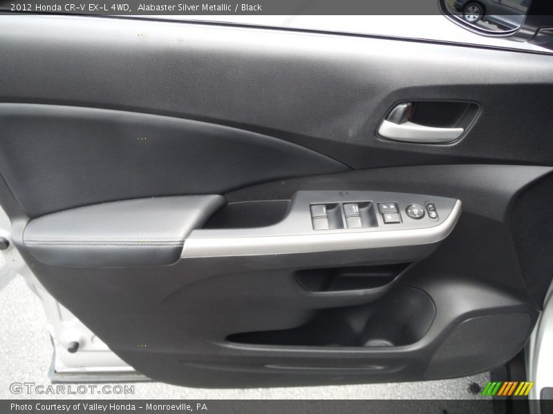 Alabaster Silver Metallic / Black 2012 Honda CR-V EX-L 4WD
