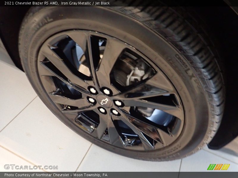 Iron Gray Metallic / Jet Black 2021 Chevrolet Blazer RS AWD
