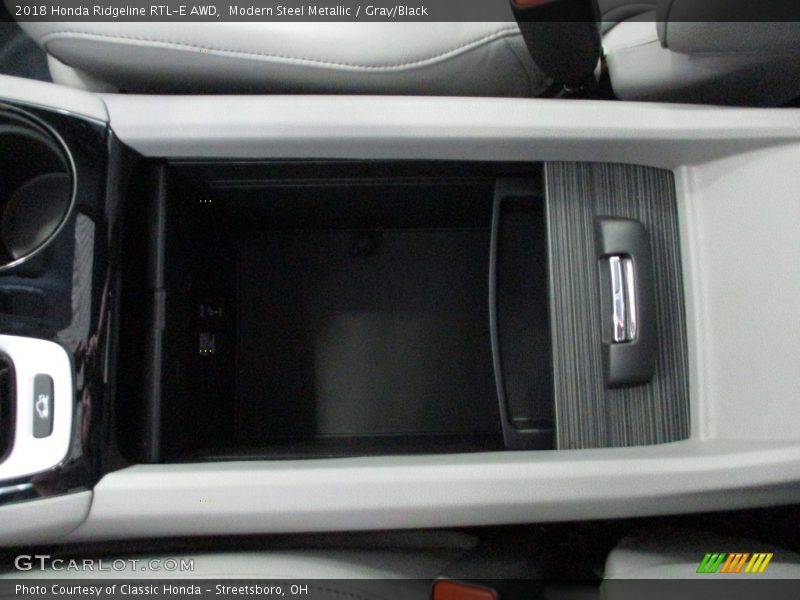 Modern Steel Metallic / Gray/Black 2018 Honda Ridgeline RTL-E AWD