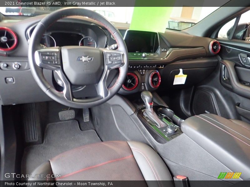 Iron Gray Metallic / Jet Black 2021 Chevrolet Blazer RS AWD