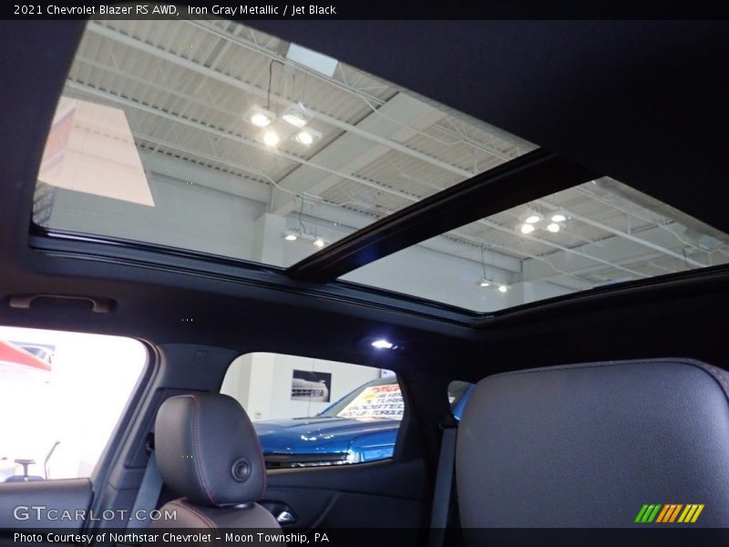 Iron Gray Metallic / Jet Black 2021 Chevrolet Blazer RS AWD
