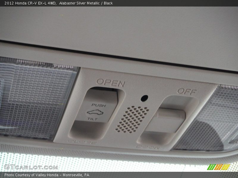 Alabaster Silver Metallic / Black 2012 Honda CR-V EX-L 4WD