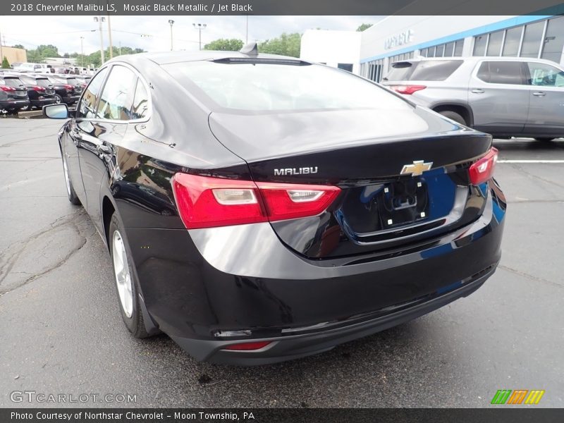 Mosaic Black Metallic / Jet Black 2018 Chevrolet Malibu LS