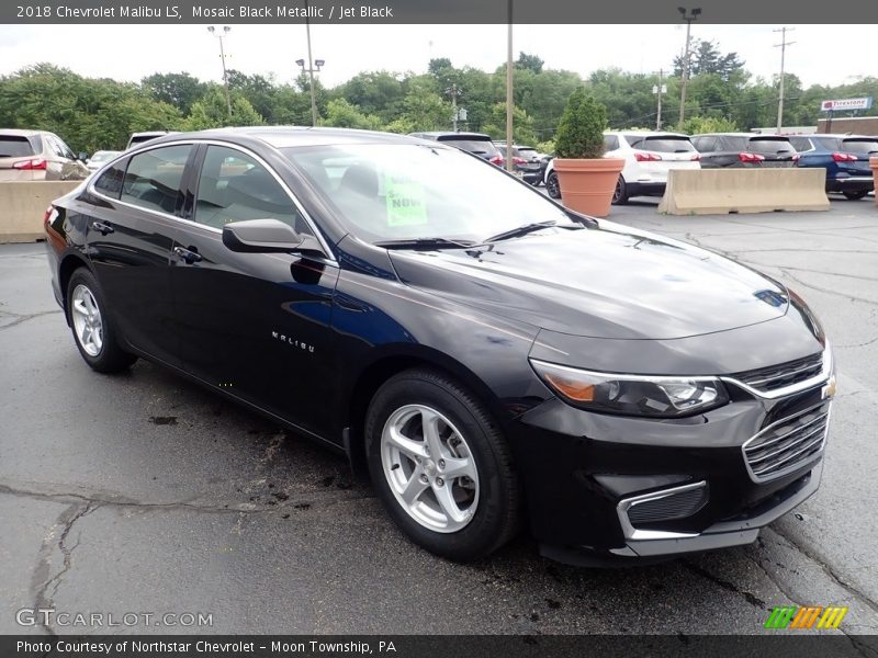 Mosaic Black Metallic / Jet Black 2018 Chevrolet Malibu LS