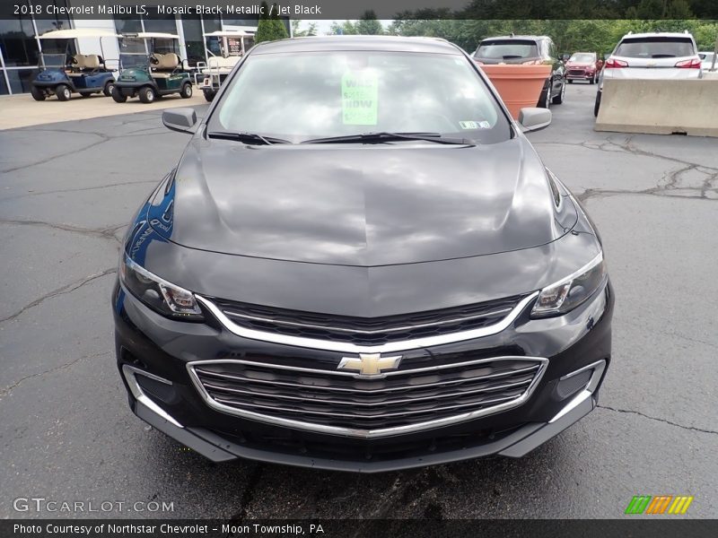 Mosaic Black Metallic / Jet Black 2018 Chevrolet Malibu LS