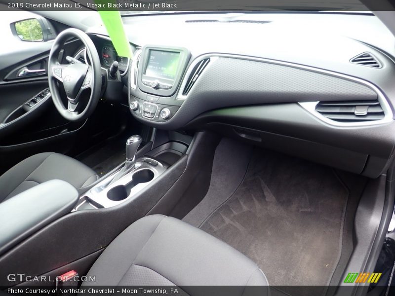 Mosaic Black Metallic / Jet Black 2018 Chevrolet Malibu LS