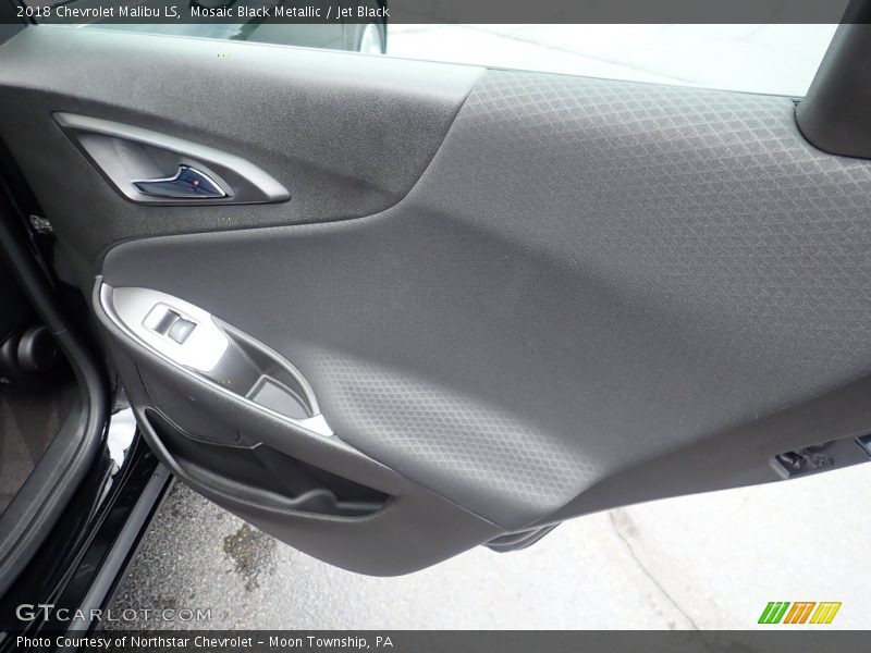 Mosaic Black Metallic / Jet Black 2018 Chevrolet Malibu LS