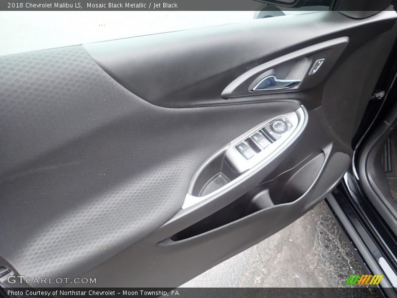 Mosaic Black Metallic / Jet Black 2018 Chevrolet Malibu LS