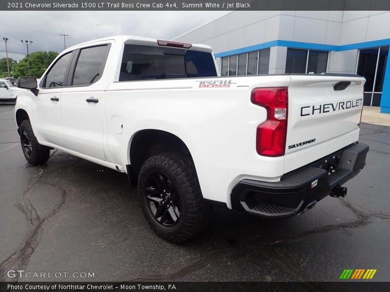 Summit White / Jet Black 2021 Chevrolet Silverado 1500 LT Trail Boss Crew Cab 4x4