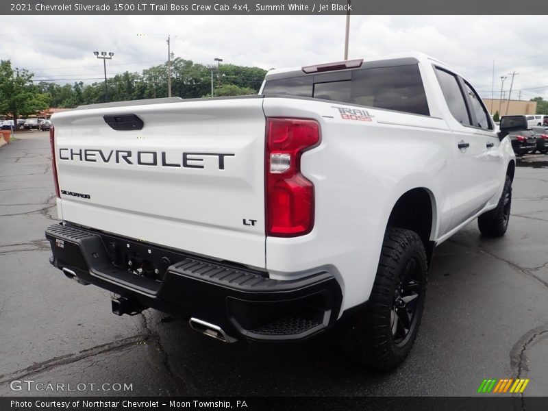 Summit White / Jet Black 2021 Chevrolet Silverado 1500 LT Trail Boss Crew Cab 4x4