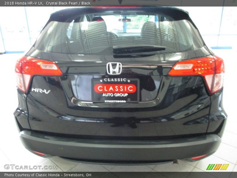 Crystal Black Pearl / Black 2018 Honda HR-V LX