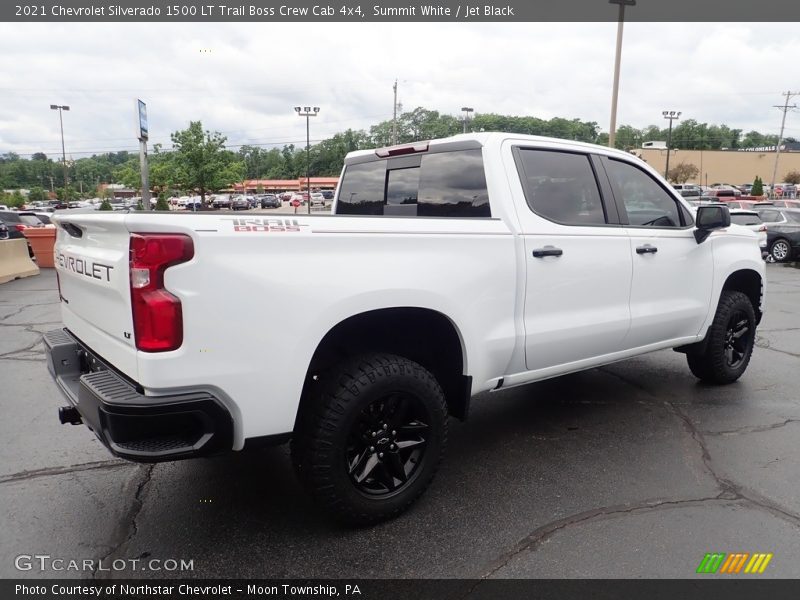 Summit White / Jet Black 2021 Chevrolet Silverado 1500 LT Trail Boss Crew Cab 4x4