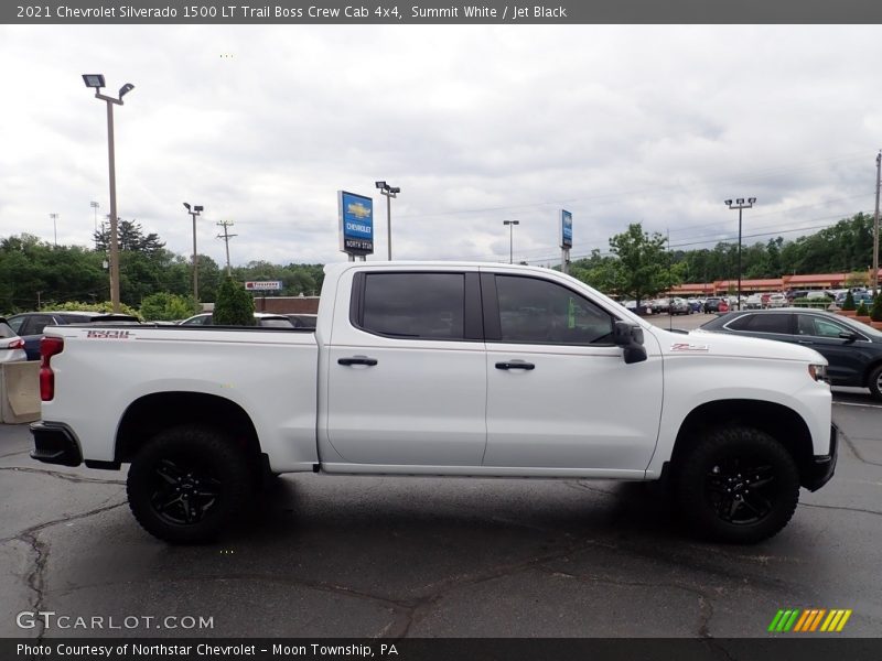 Summit White / Jet Black 2021 Chevrolet Silverado 1500 LT Trail Boss Crew Cab 4x4