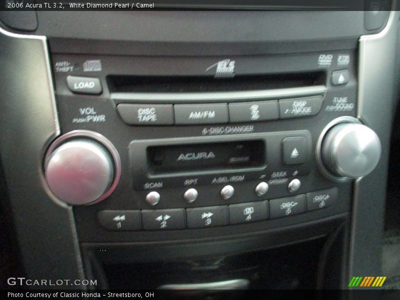 White Diamond Pearl / Camel 2006 Acura TL 3.2