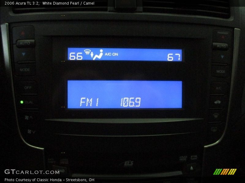 White Diamond Pearl / Camel 2006 Acura TL 3.2