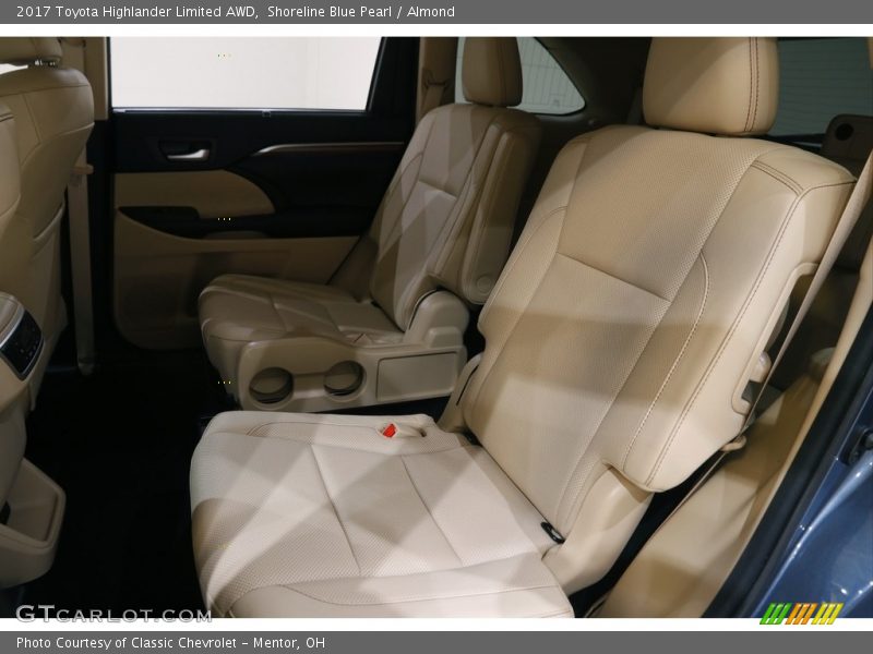 Shoreline Blue Pearl / Almond 2017 Toyota Highlander Limited AWD