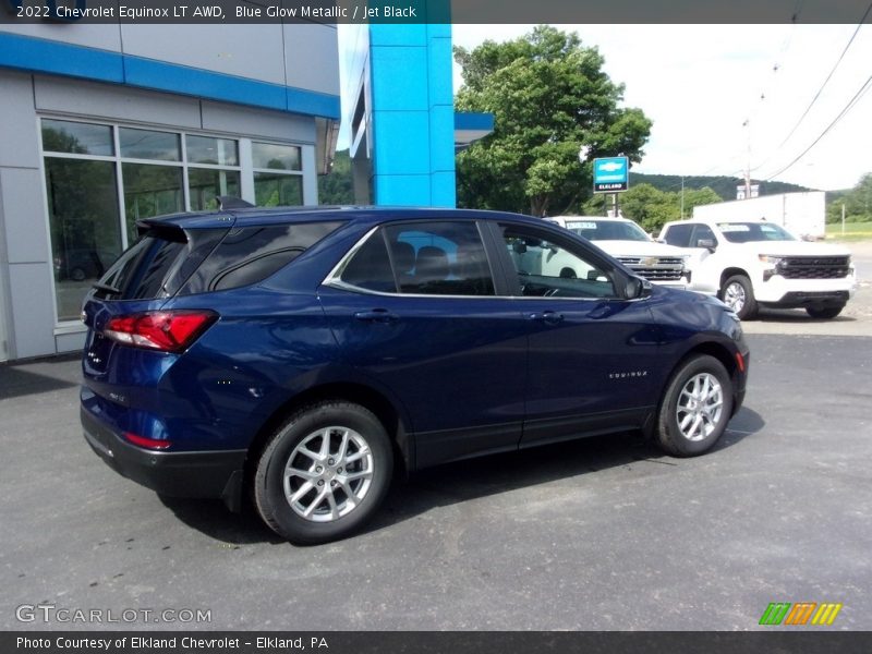 Blue Glow Metallic / Jet Black 2022 Chevrolet Equinox LT AWD