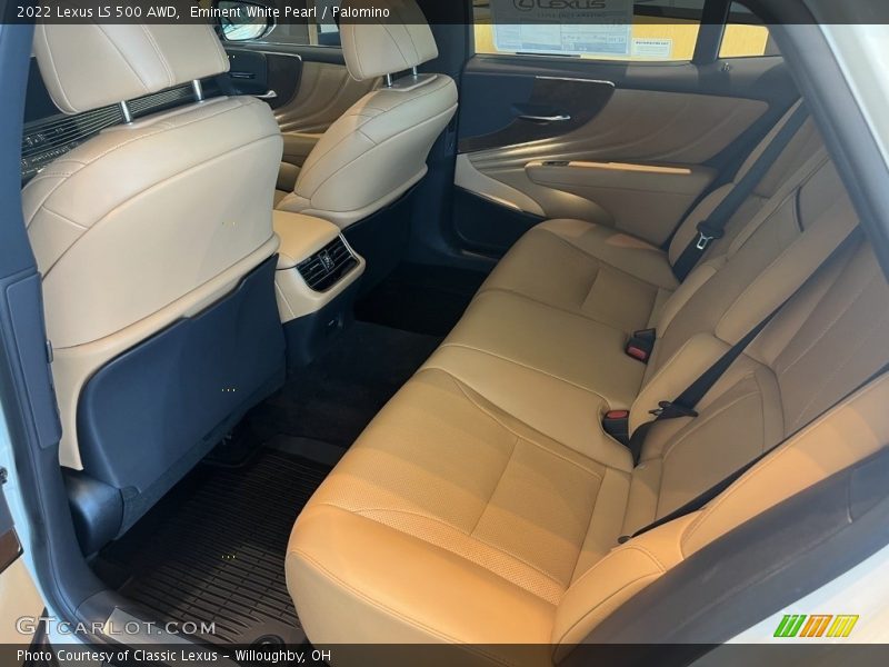 Eminent White Pearl / Palomino 2022 Lexus LS 500 AWD
