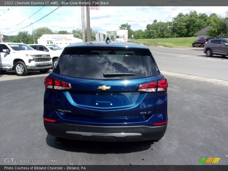 Blue Glow Metallic / Jet Black 2022 Chevrolet Equinox LT AWD
