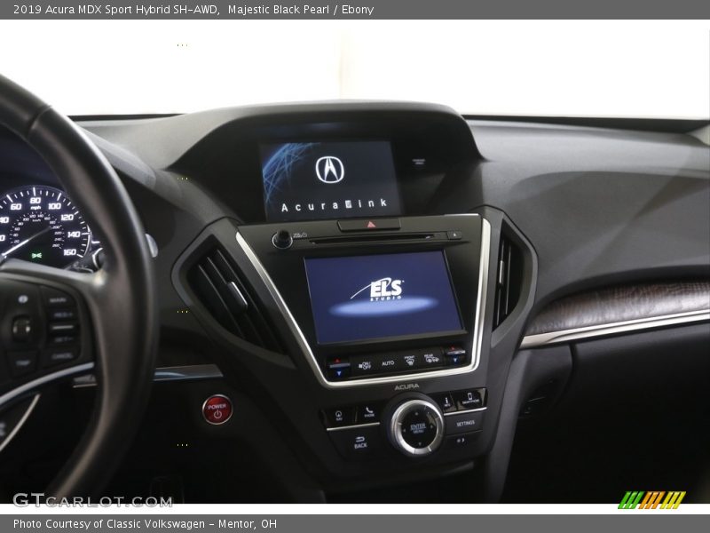 Majestic Black Pearl / Ebony 2019 Acura MDX Sport Hybrid SH-AWD