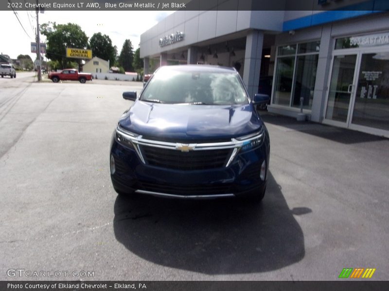 Blue Glow Metallic / Jet Black 2022 Chevrolet Equinox LT AWD