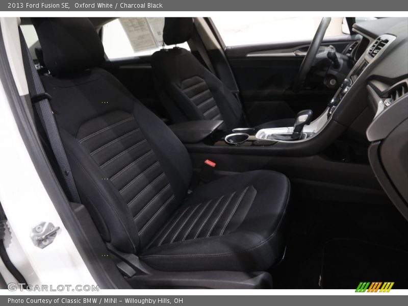 Oxford White / Charcoal Black 2013 Ford Fusion SE
