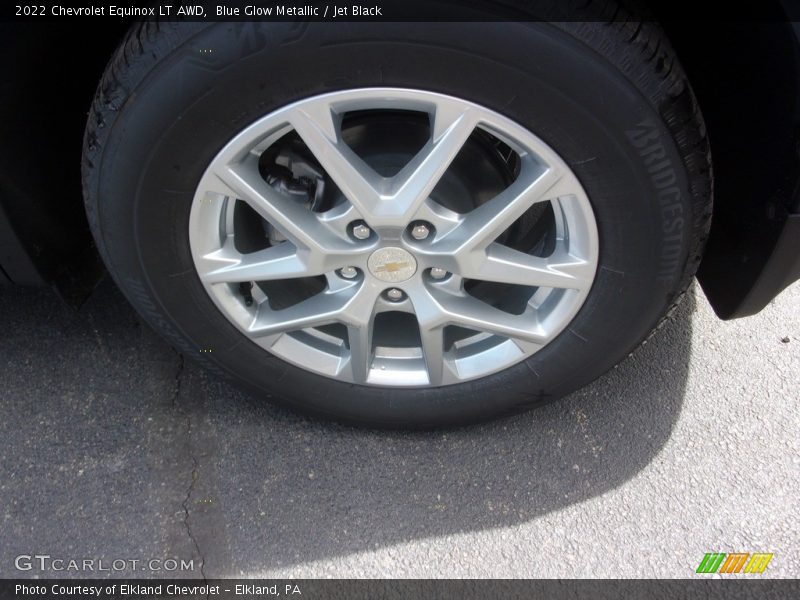 Blue Glow Metallic / Jet Black 2022 Chevrolet Equinox LT AWD