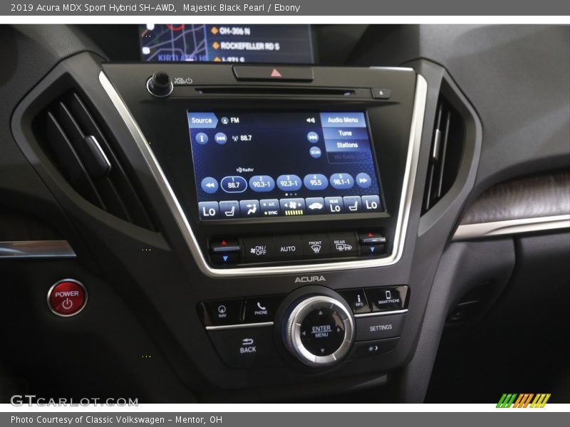 Majestic Black Pearl / Ebony 2019 Acura MDX Sport Hybrid SH-AWD