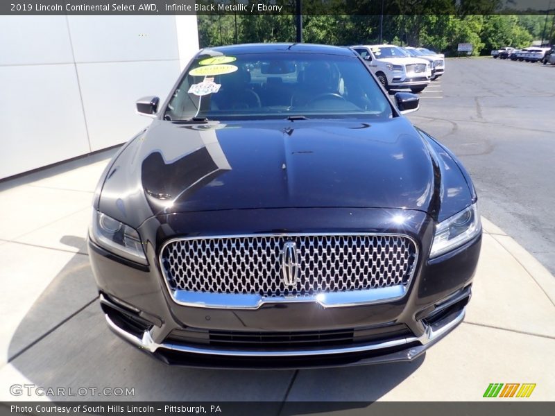 Infinite Black Metallic / Ebony 2019 Lincoln Continental Select AWD