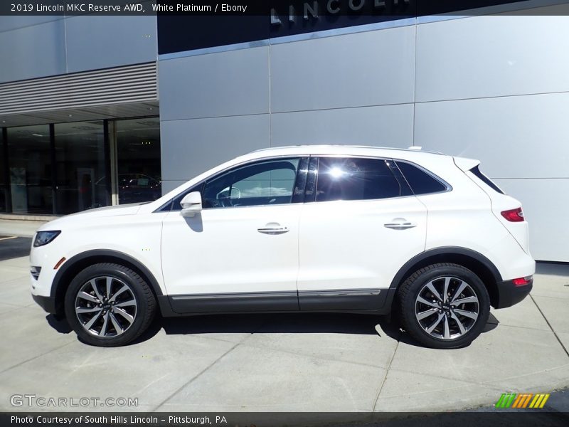 White Platinum / Ebony 2019 Lincoln MKC Reserve AWD