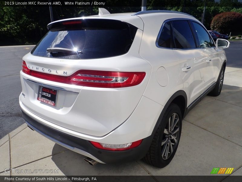 White Platinum / Ebony 2019 Lincoln MKC Reserve AWD