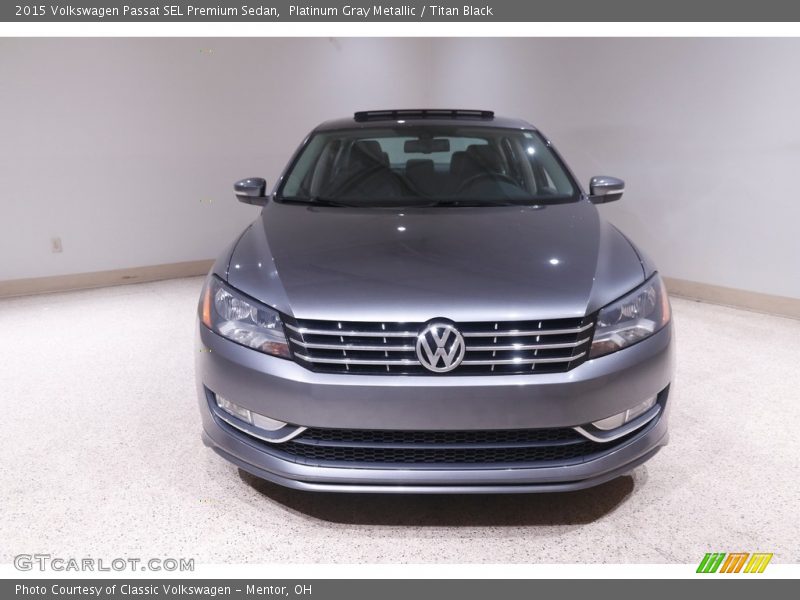 Platinum Gray Metallic / Titan Black 2015 Volkswagen Passat SEL Premium Sedan