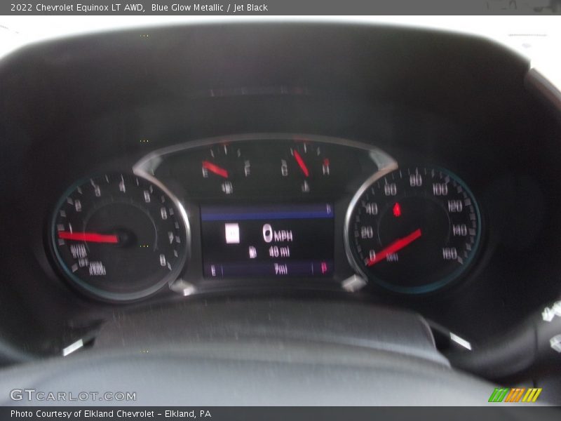 Blue Glow Metallic / Jet Black 2022 Chevrolet Equinox LT AWD