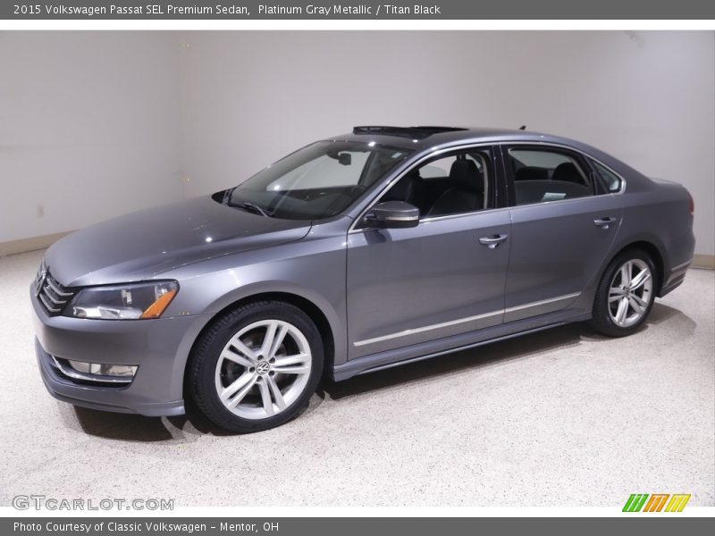 Platinum Gray Metallic / Titan Black 2015 Volkswagen Passat SEL Premium Sedan