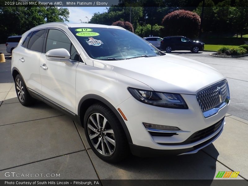 Front 3/4 View of 2019 MKC Reserve AWD