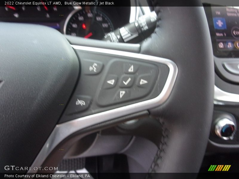 Blue Glow Metallic / Jet Black 2022 Chevrolet Equinox LT AWD