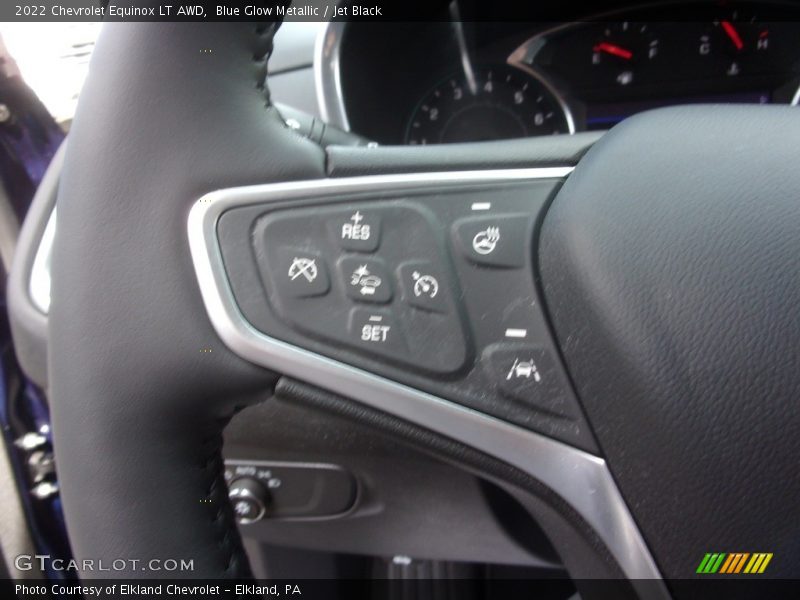 Blue Glow Metallic / Jet Black 2022 Chevrolet Equinox LT AWD