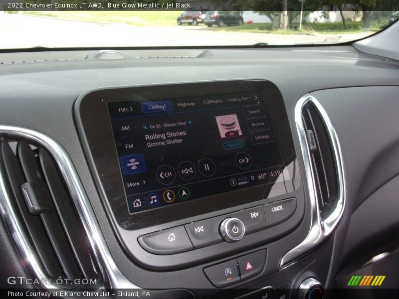 Blue Glow Metallic / Jet Black 2022 Chevrolet Equinox LT AWD