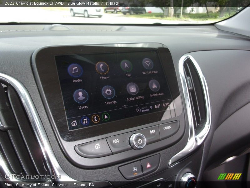 Blue Glow Metallic / Jet Black 2022 Chevrolet Equinox LT AWD