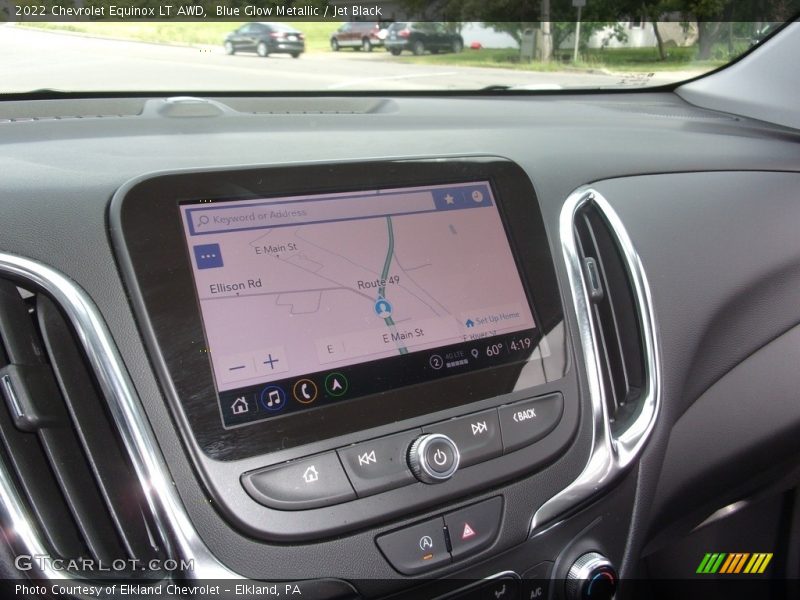 Blue Glow Metallic / Jet Black 2022 Chevrolet Equinox LT AWD