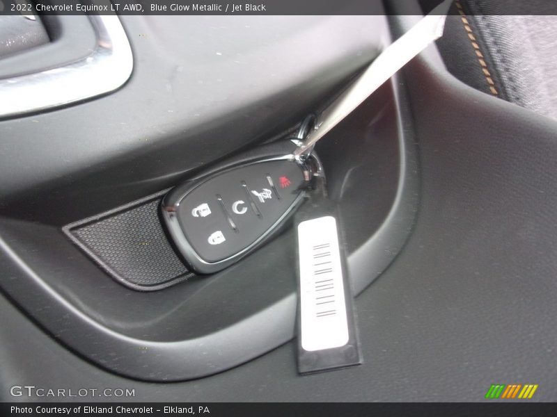 Blue Glow Metallic / Jet Black 2022 Chevrolet Equinox LT AWD